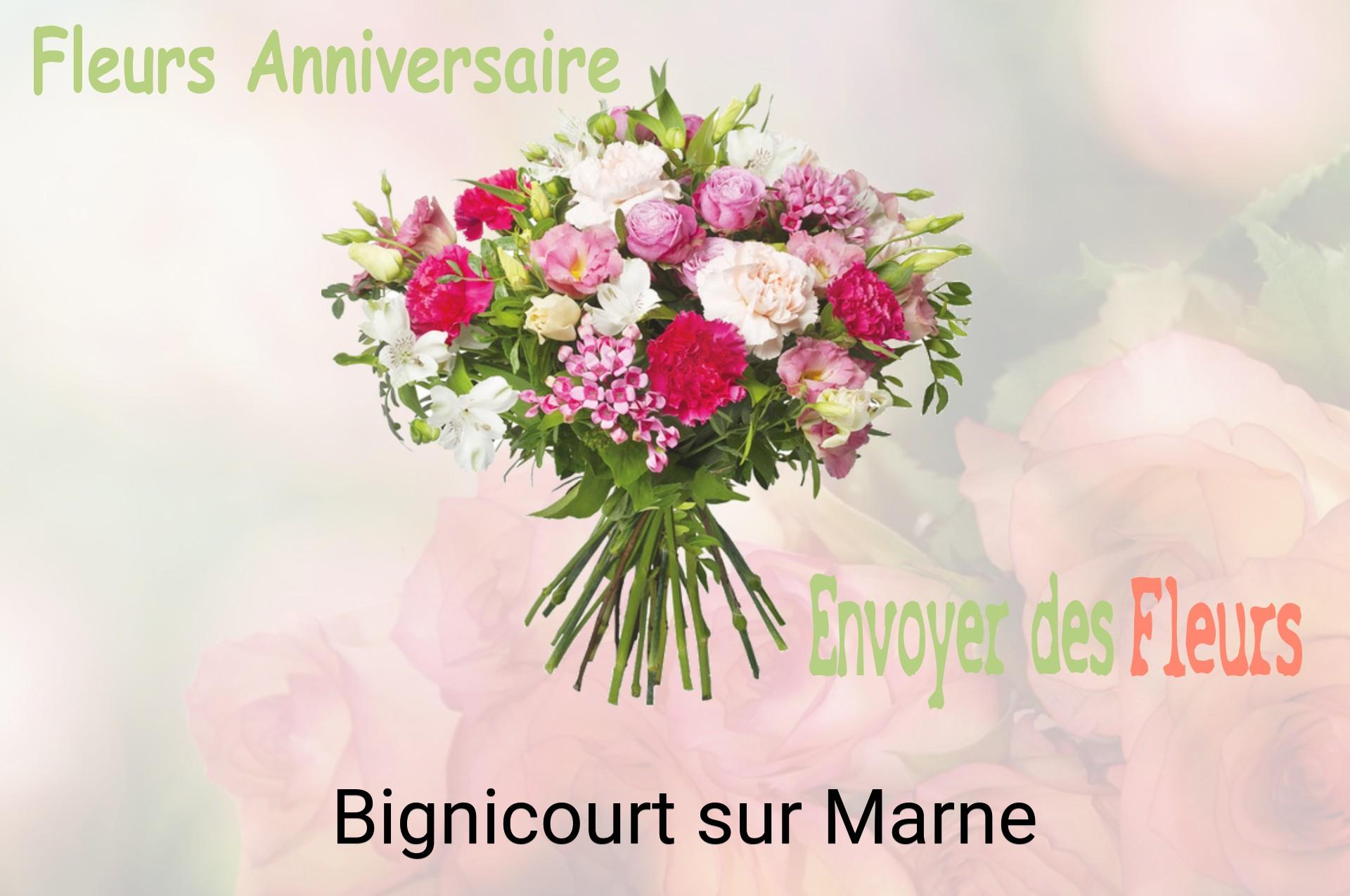 Bouquet de fleurs d’anniversaire livré à Bignicourt-sur-Marne